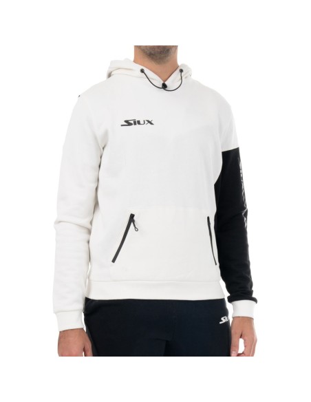 Sudadera Capucha Siux Siux Pazen Blanco | Ofertas de pádel